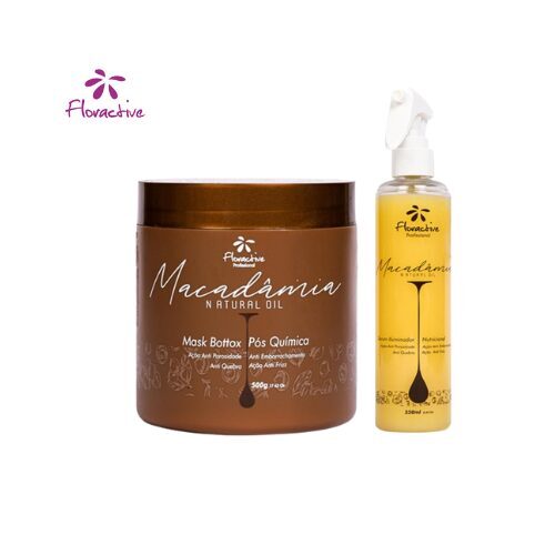 Macadamia SOS Repair Mask 500ml + Serum 250ml komplekts